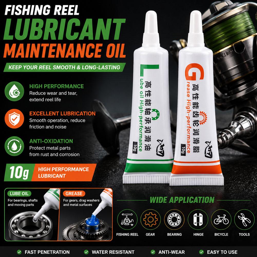 Fishing Reel Lubricant Oil Gre - Reel Repair Kit recension och pris