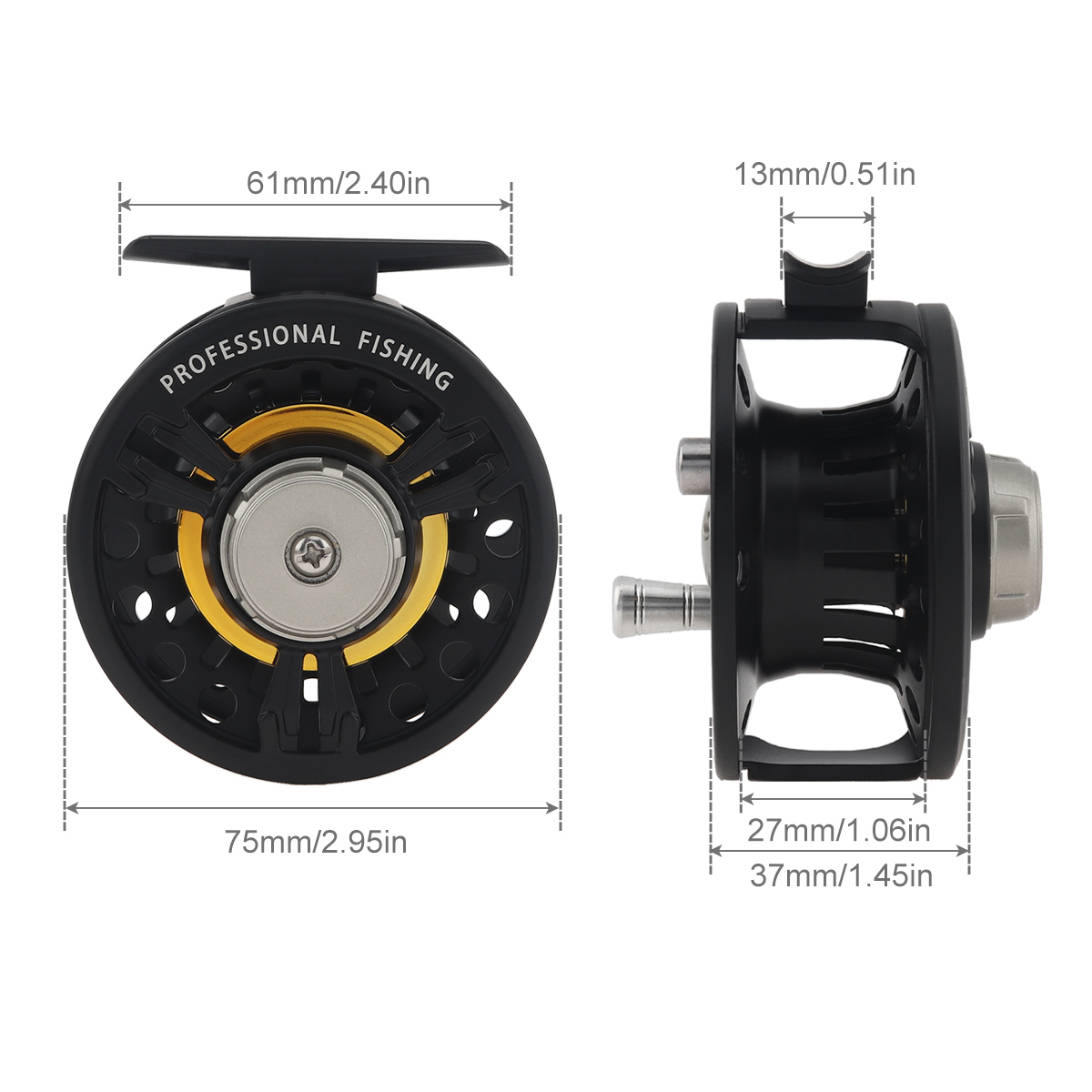 3BB Ball Bearing Full Metal Fl - Ice Fishing Reel recension och pris
