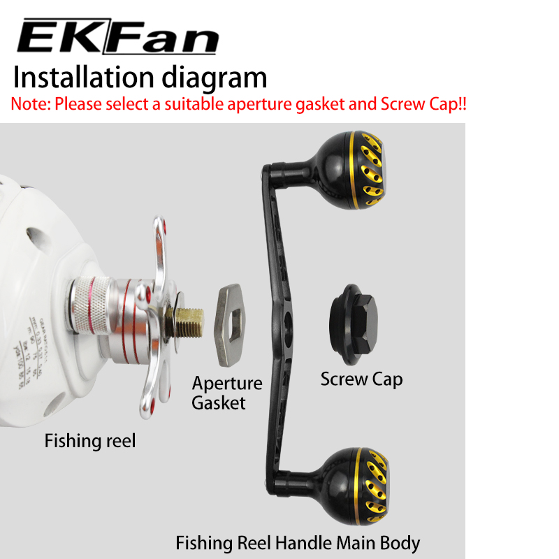 EKfan 130MM Baitcasting Fishin - Spincast Reel recension och pris