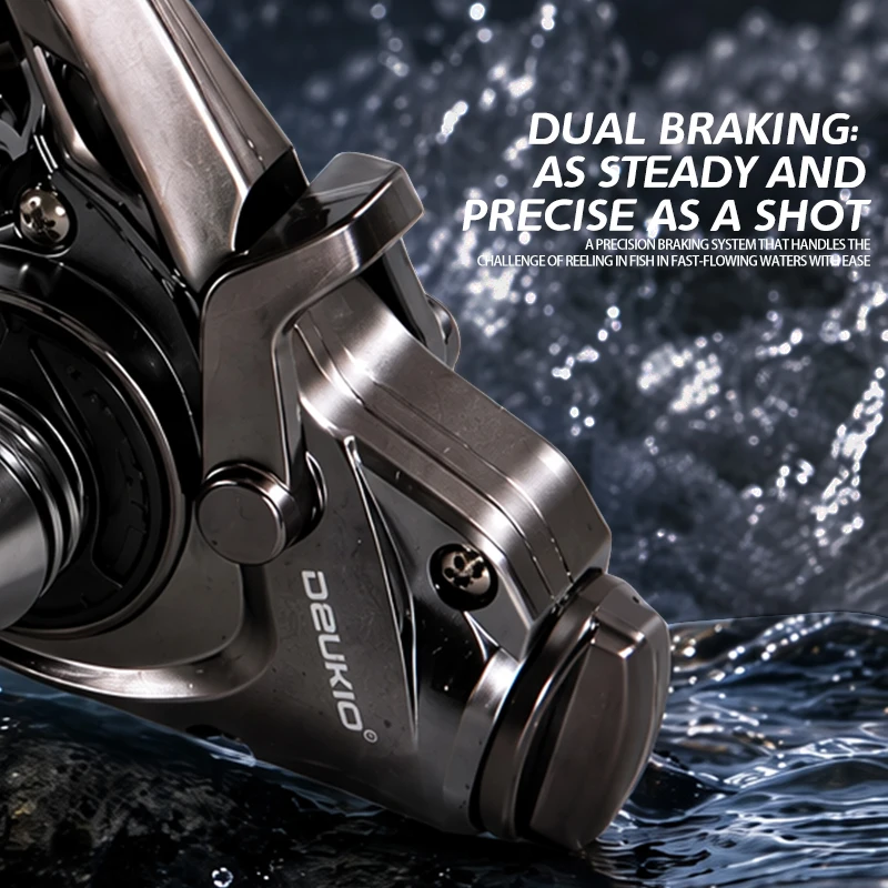 DEUKIO Compact Spinning Reel D - Trolling Reel recension och pris