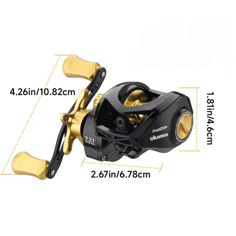 OKUMA Baitcaster Fishing Reel  - Surf Reel recension och pris